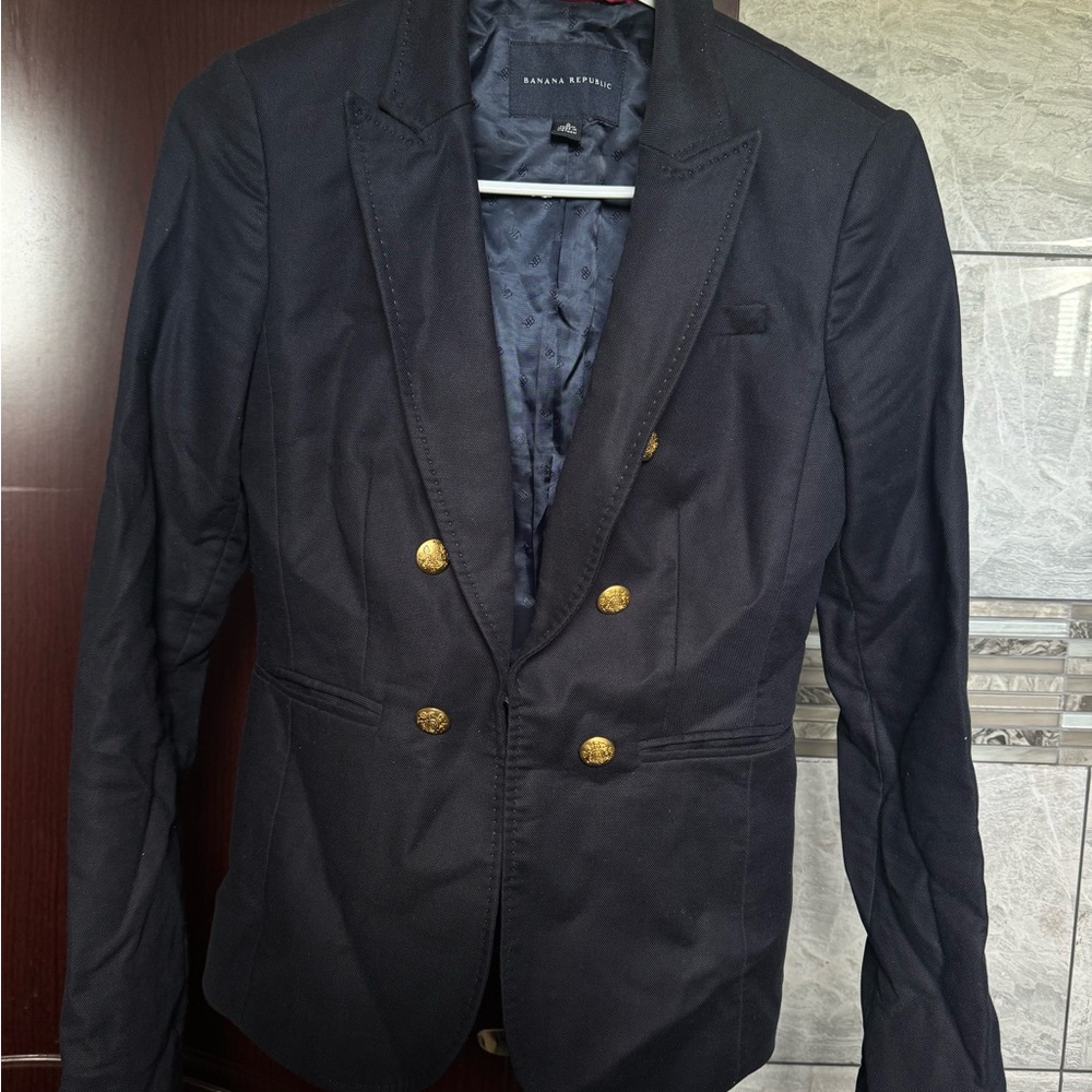 Banana Republic Navy Blue Blazer